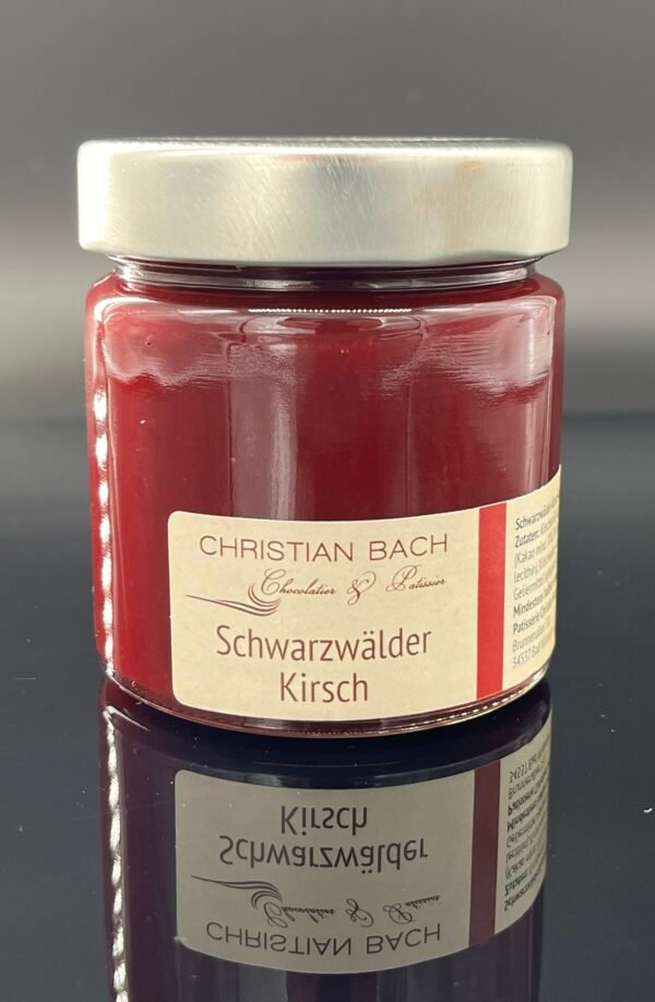 Schwarzwälder-Kirsch-Konfitüre – fruchtig, schokoladig & mit feinem Kirschwasser