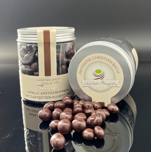 Vanille-Kaffeebohnen mit Zartbitterkuvertüre – aromatisch, elegant & mit feinem Crunch